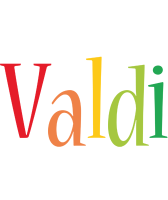 Valdi birthday logo