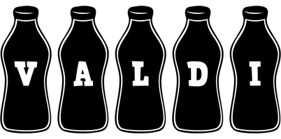 Valdi bottle logo