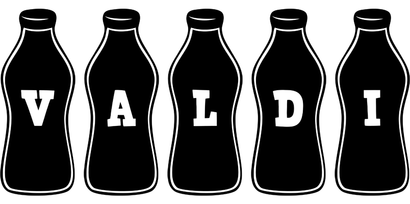 Valdi bottle logo