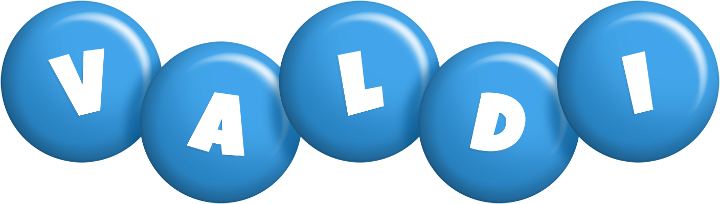 Valdi candy-blue logo
