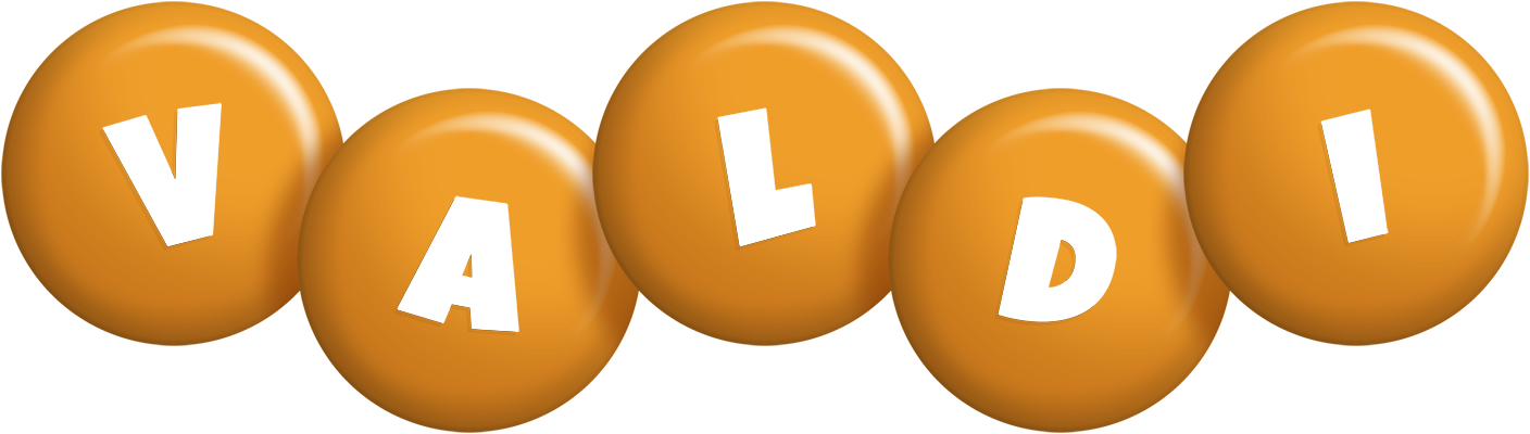 Valdi candy-orange logo