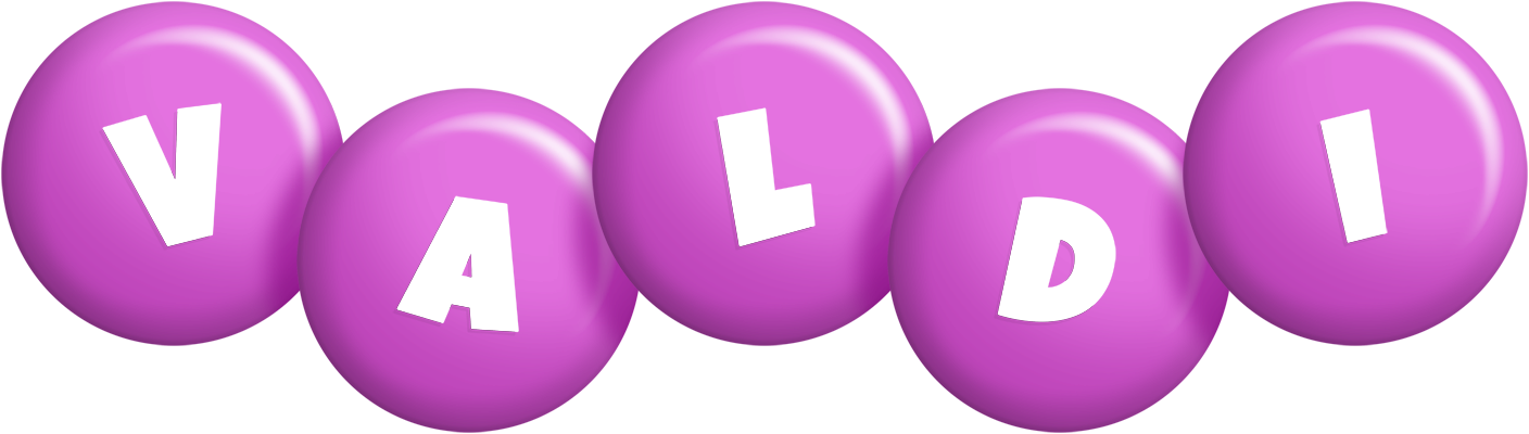 Valdi candy-purple logo