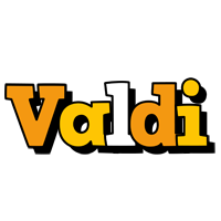 Valdi cartoon logo