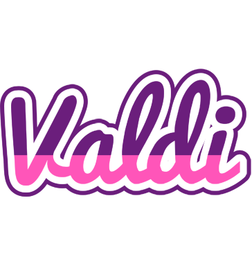 Valdi cheerful logo