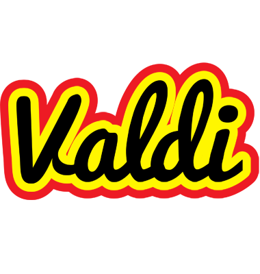 Valdi flaming logo