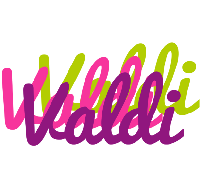 Valdi flowers logo