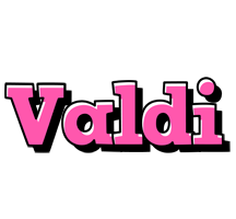 Valdi girlish logo