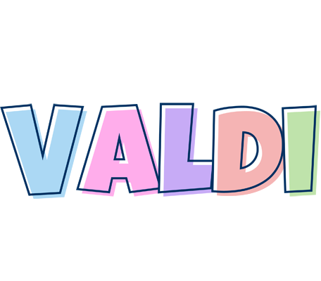 Valdi pastel logo