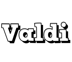 Valdi snowing logo