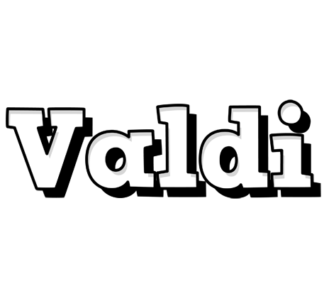 Valdi snowing logo