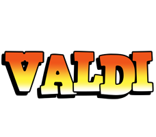 Valdi sunset logo