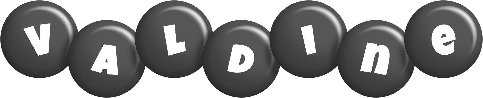 Valdine candy-black logo