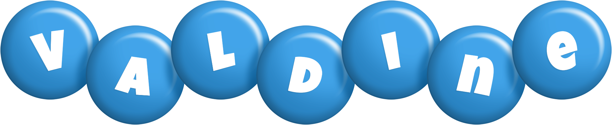 Valdine candy-blue logo