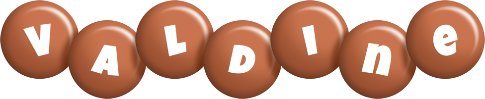 Valdine candy-brown logo