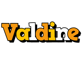 Valdine cartoon logo