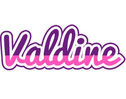 Valdine cheerful logo