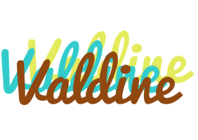 Valdine cupcake logo