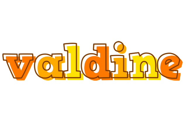 Valdine desert logo