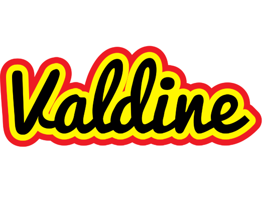 Valdine flaming logo