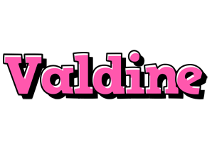 Valdine girlish logo