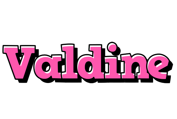 Valdine girlish logo
