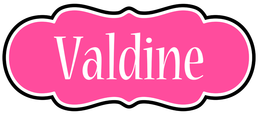Valdine invitation logo