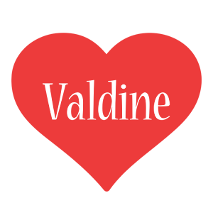 Valdine love logo