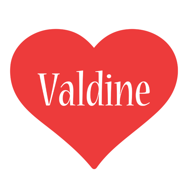 Valdine love logo