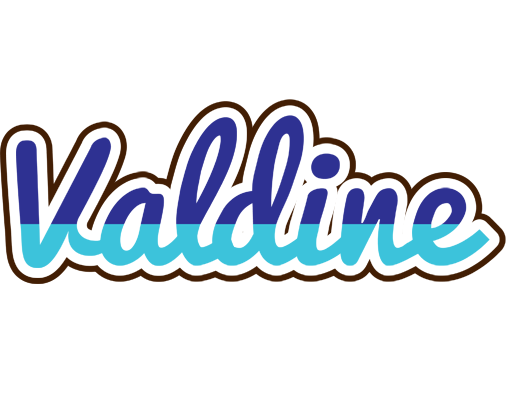 Valdine raining logo