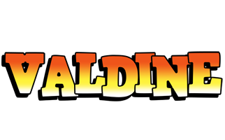 Valdine sunset logo