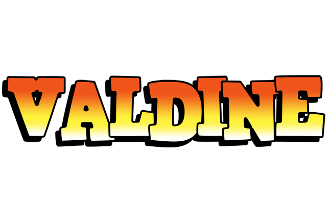 Valdine sunset logo