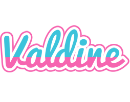 Valdine woman logo