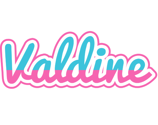 Valdine woman logo