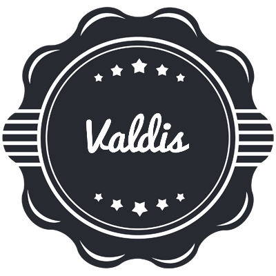 Valdis badge logo