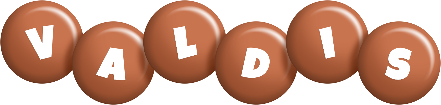 Valdis candy-brown logo