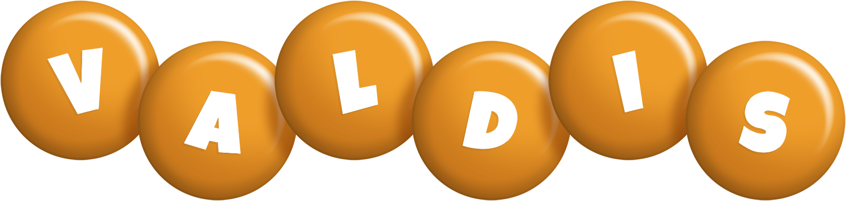 Valdis candy-orange logo