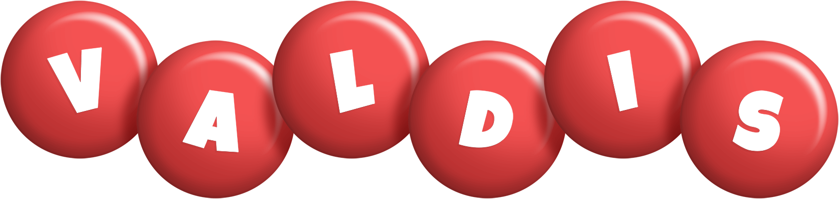 Valdis candy-red logo