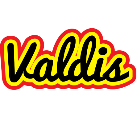 Valdis flaming logo