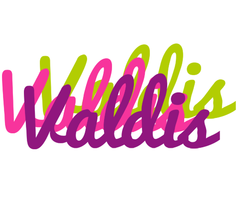 Valdis flowers logo