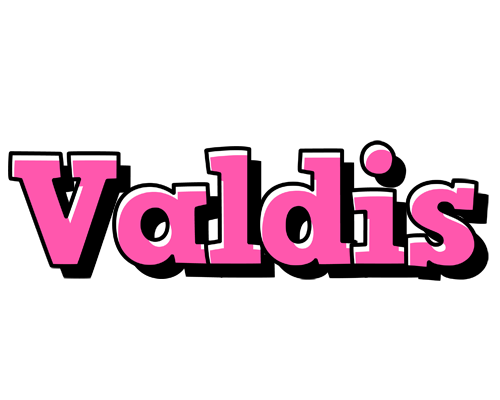 Valdis girlish logo
