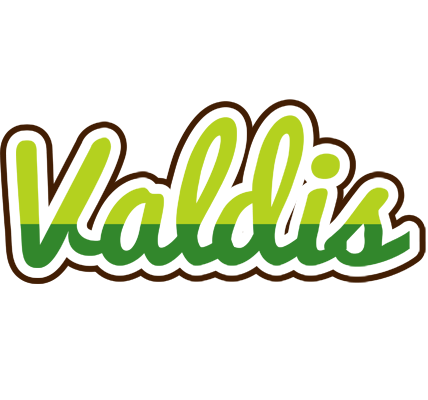 Valdis golfing logo