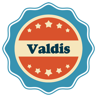 Valdis labels logo