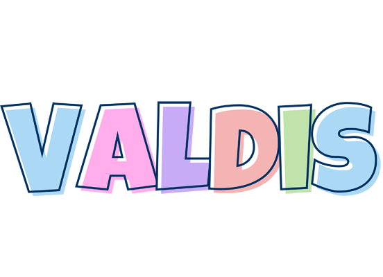Valdis pastel logo