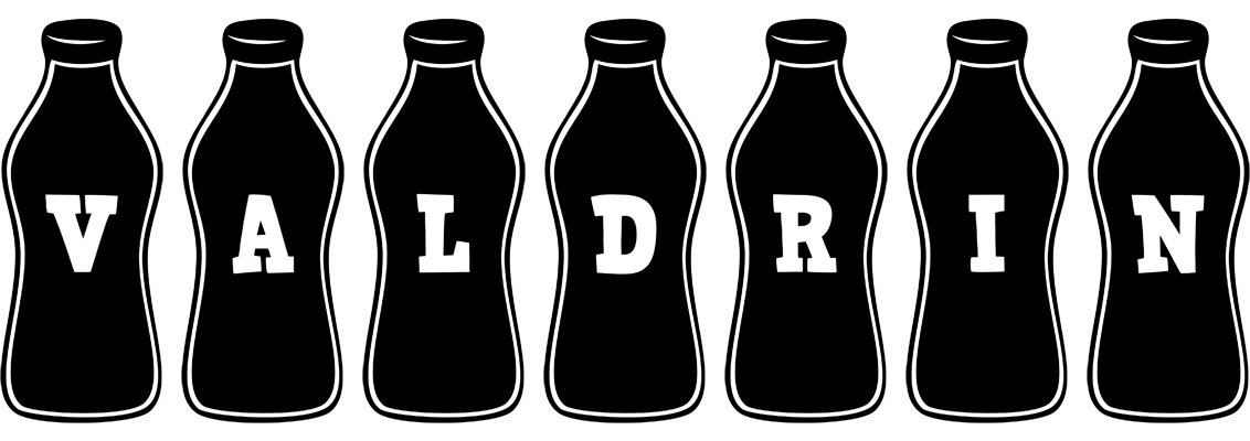 Valdrin bottle logo
