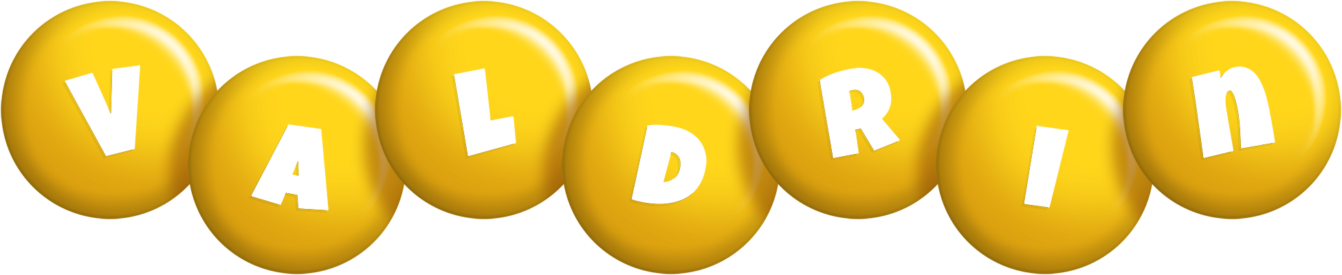 Valdrin candy-yellow logo