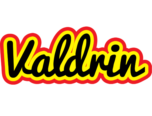 Valdrin flaming logo
