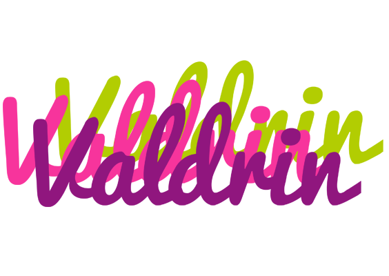 Valdrin flowers logo