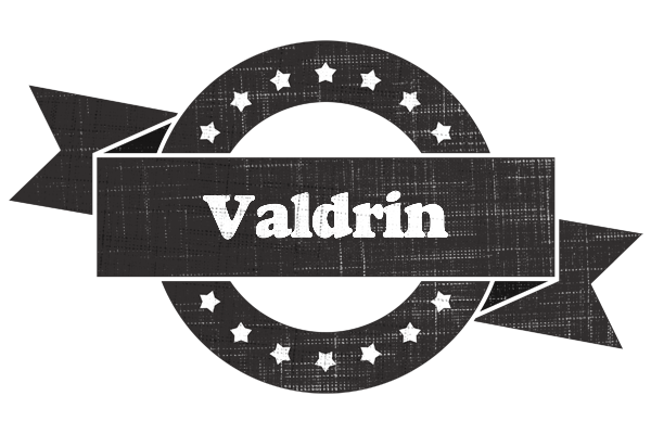 Valdrin grunge logo