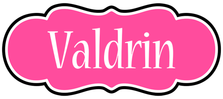 Valdrin invitation logo