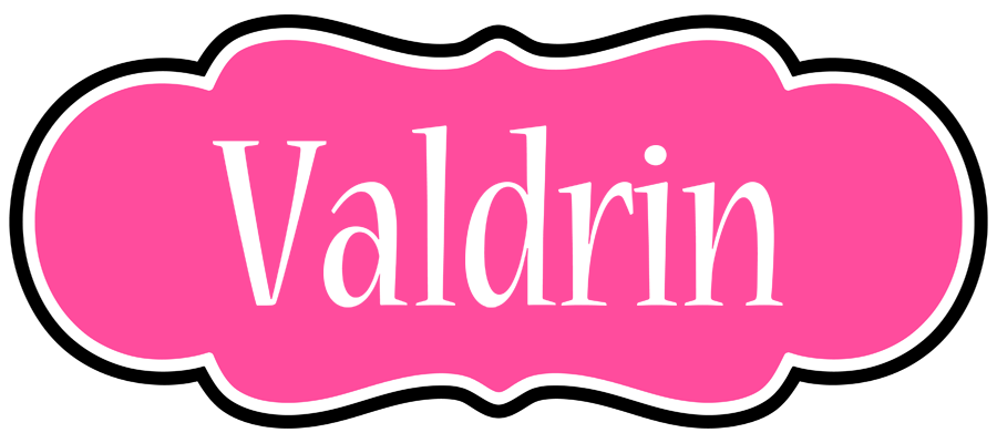Valdrin invitation logo